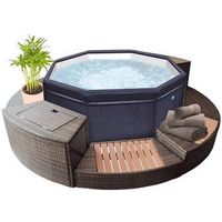 Spa Portable Netspa Octopus avec Eléments de Mobilier