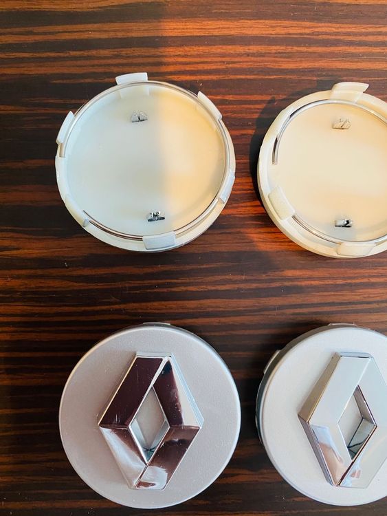 SkinoEu Radkappen Aufkleber 60mm - Yin Yang & Totenkopf Design Made In Germany