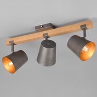 Deckenleuchte, 3 Spots, 54 cm x 14 cm