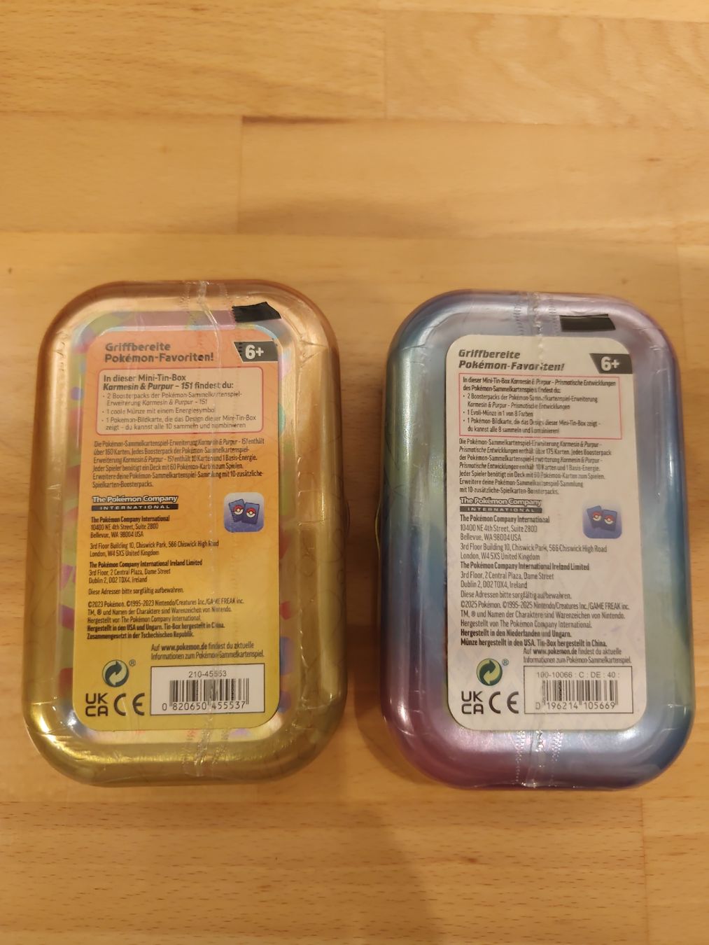 Pokémon Sammelbilder & Trading cards: Pokemon 151 Mini tin & Prismatic Evolution Mini tin – Neu und originalverpackt aus Zürich von DominicNussbaum 1