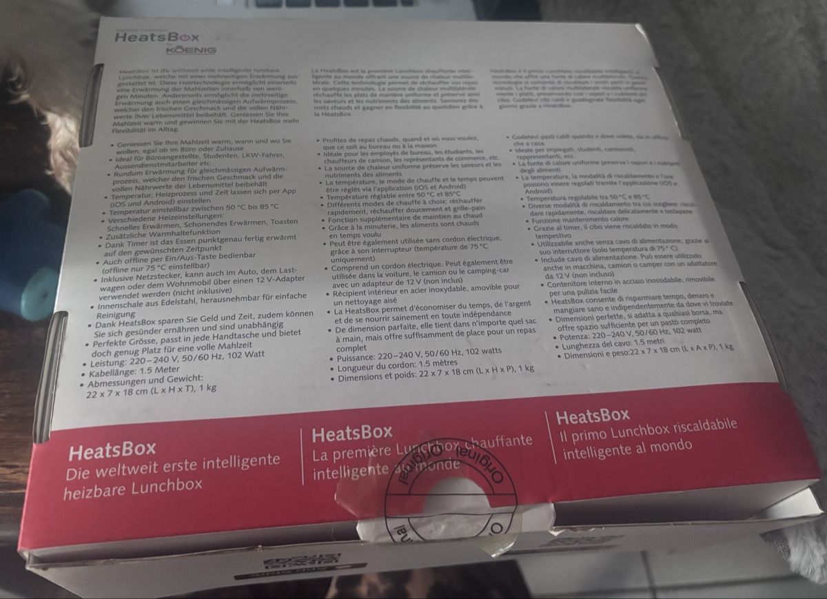 Set di piatti: Heatbox Koenig  – Nuovo e nell'imballaggio originale da Saxon venduto da Mel_b224 1