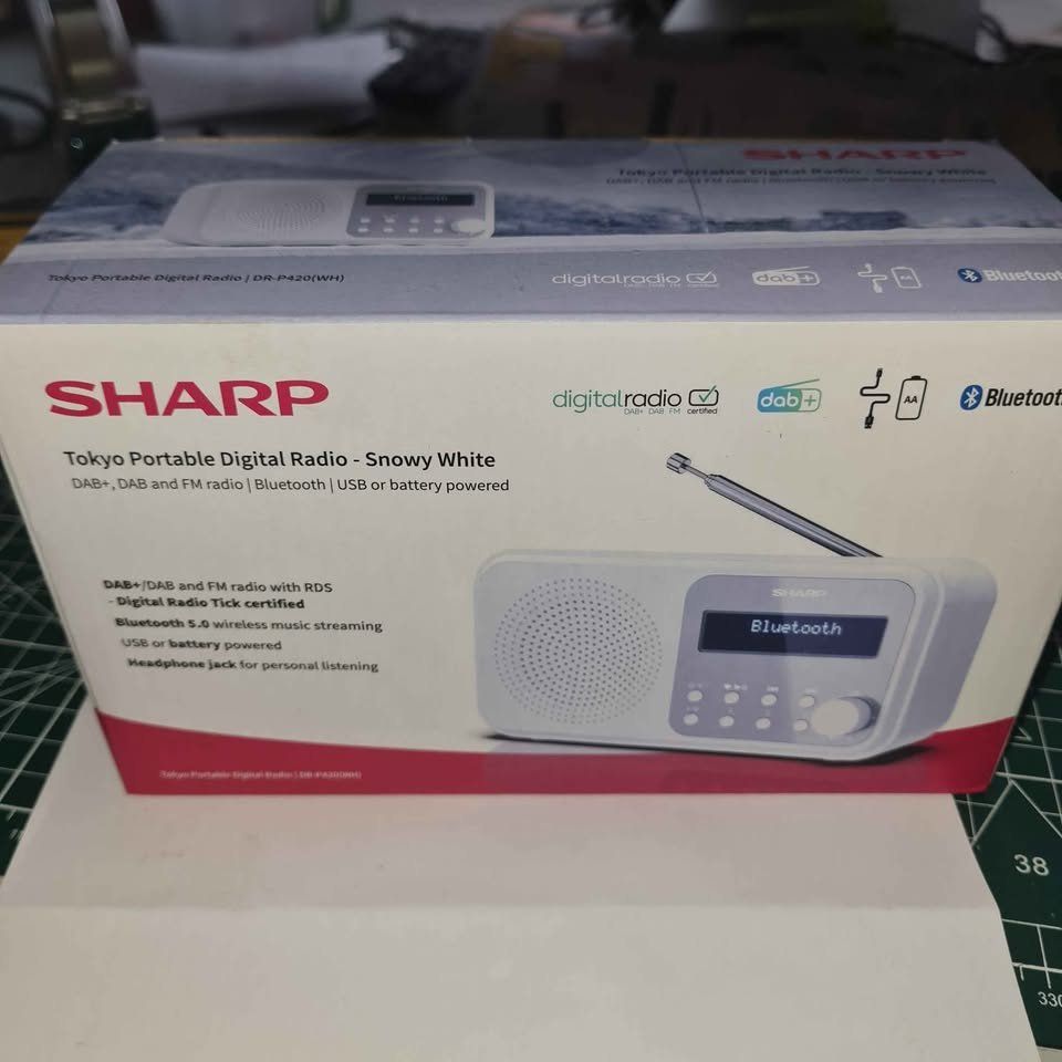 Radio: Sharp dr-p420 Digital Radio Bluetooth dap+ FM Batterie Strom – Nuovo e nell'imballaggio originale da Flawil venduto da DmHFlawil