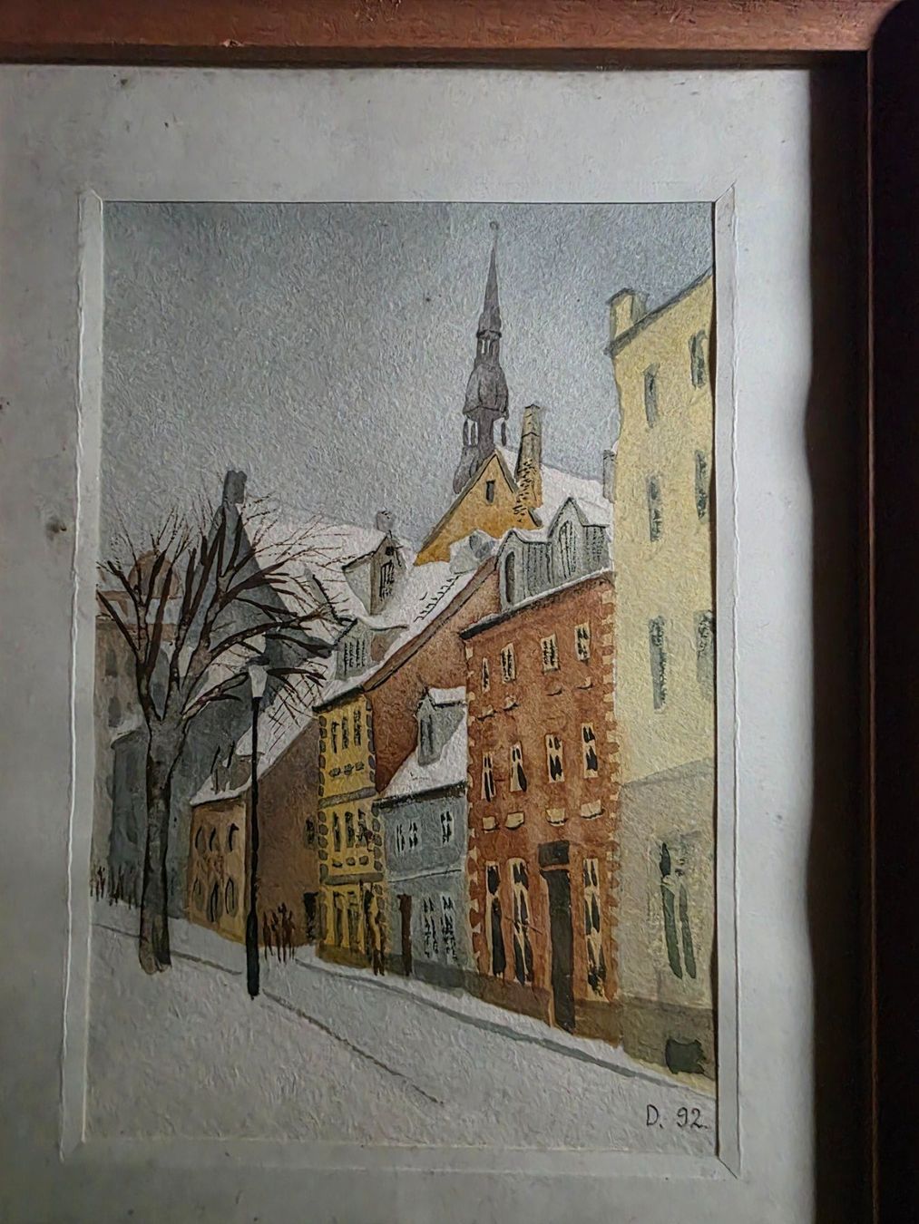 Gemälde: Bild Gemälde Aquarell Davids 1992 – Gebraucht aus Walterswil BE von Lonitti 4