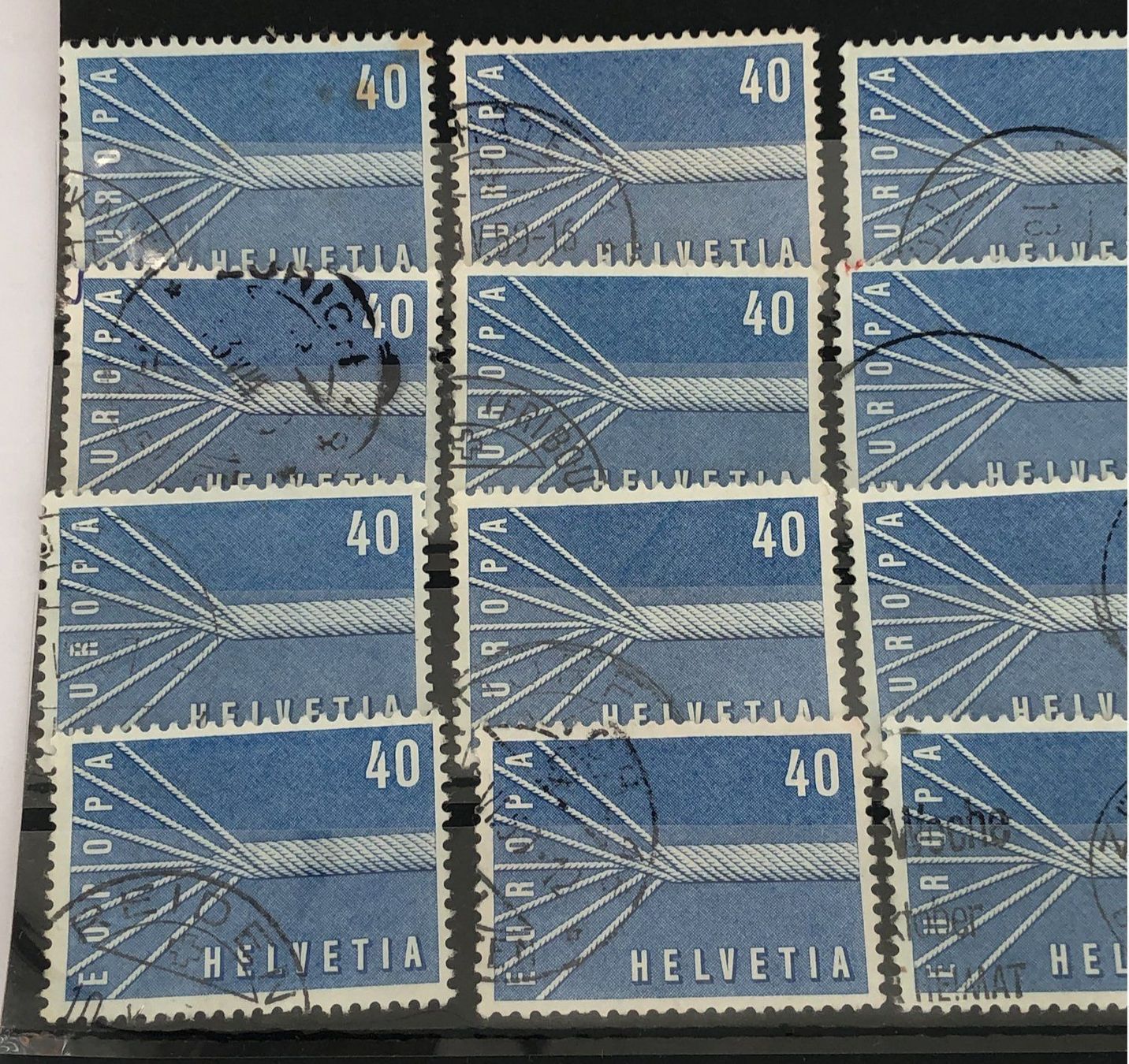 Tutti i francobolli: Nr.333 mit Stempel Einsteckkarte Voll – Usato da Aarau venduto da Billa007 1