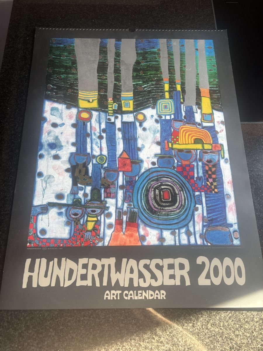 Calendriers: Kunstkalender 2000 - Hundertwasser – D'occasion à Reinach AG par muddlands