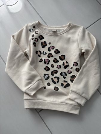 Pullover Gr. 122 beige NEU