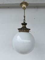 Vintage Jugendstil Kugellampe Massive Belgien