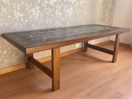 Vintage Jean d’Asti Keramikfliesen Clubtisch 60/70er
