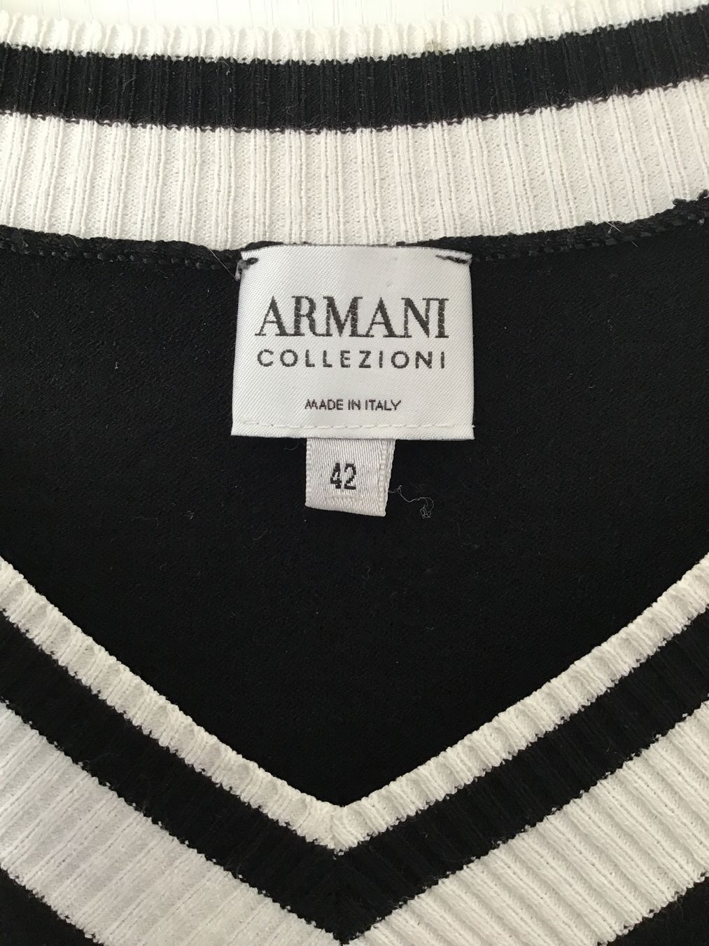 Armani Maglioni & Felpe: Armani Collezioni Pulli Schwarz/Weiss – Usato da Glattfelden venduto da ire_w6h2 1