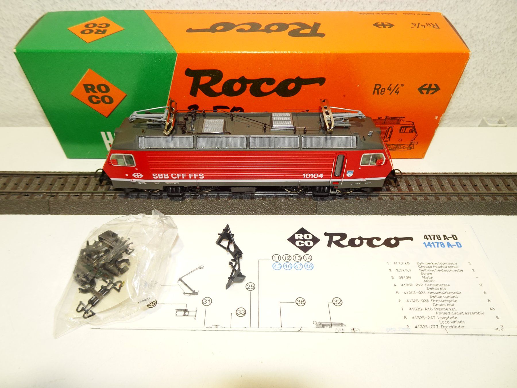 Roco 04178B E-Lok Re 4/4 IV SBB H0 GS OV (Gebraucht) in St. Gallen für