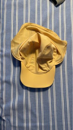Yellow Bucket Hat, Wide Brim, Sun protection - Like New
