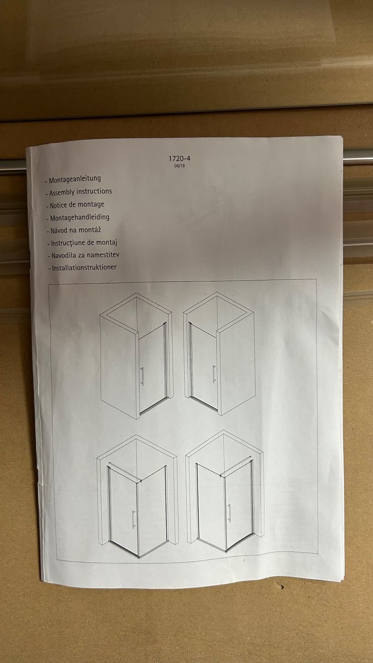 Douches: Neue Glas-Duschtüre – Neuf (Voir description) à Müllheim Dorf par jeney9 9
