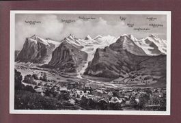 GRINDELWALD und Umgebung - Vogelschau