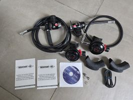 Beuchat Sidemount VX 10 Ice Berg Atemregler Set, geprüft 