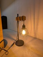 EGLO Townshend 5 Tischlampe – Industrial Design Holz & Metal