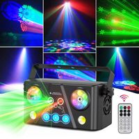 Stroboskop-Effektlicht Fernbedienung Laser-Farbmuster DJ
