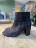 Elegante Wildleder Stiefeletten, Gr 40 - Herbst Italy