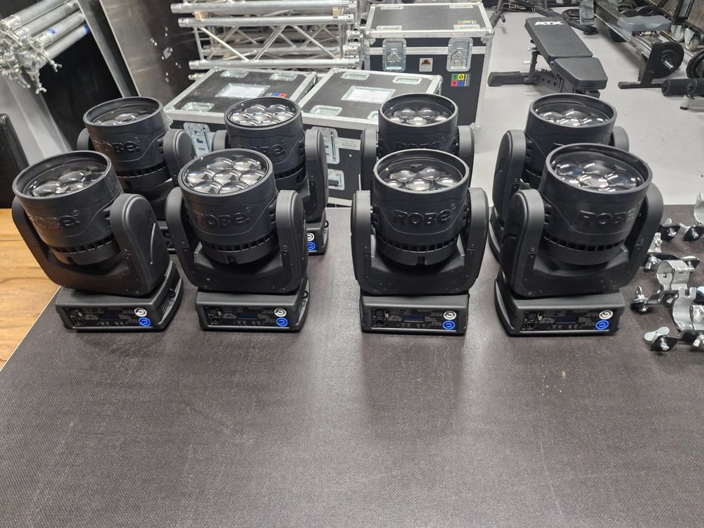 8x Robe Led Beam 150 mit Case Netzkabel und Trusshalter (Gebraucht) in ...