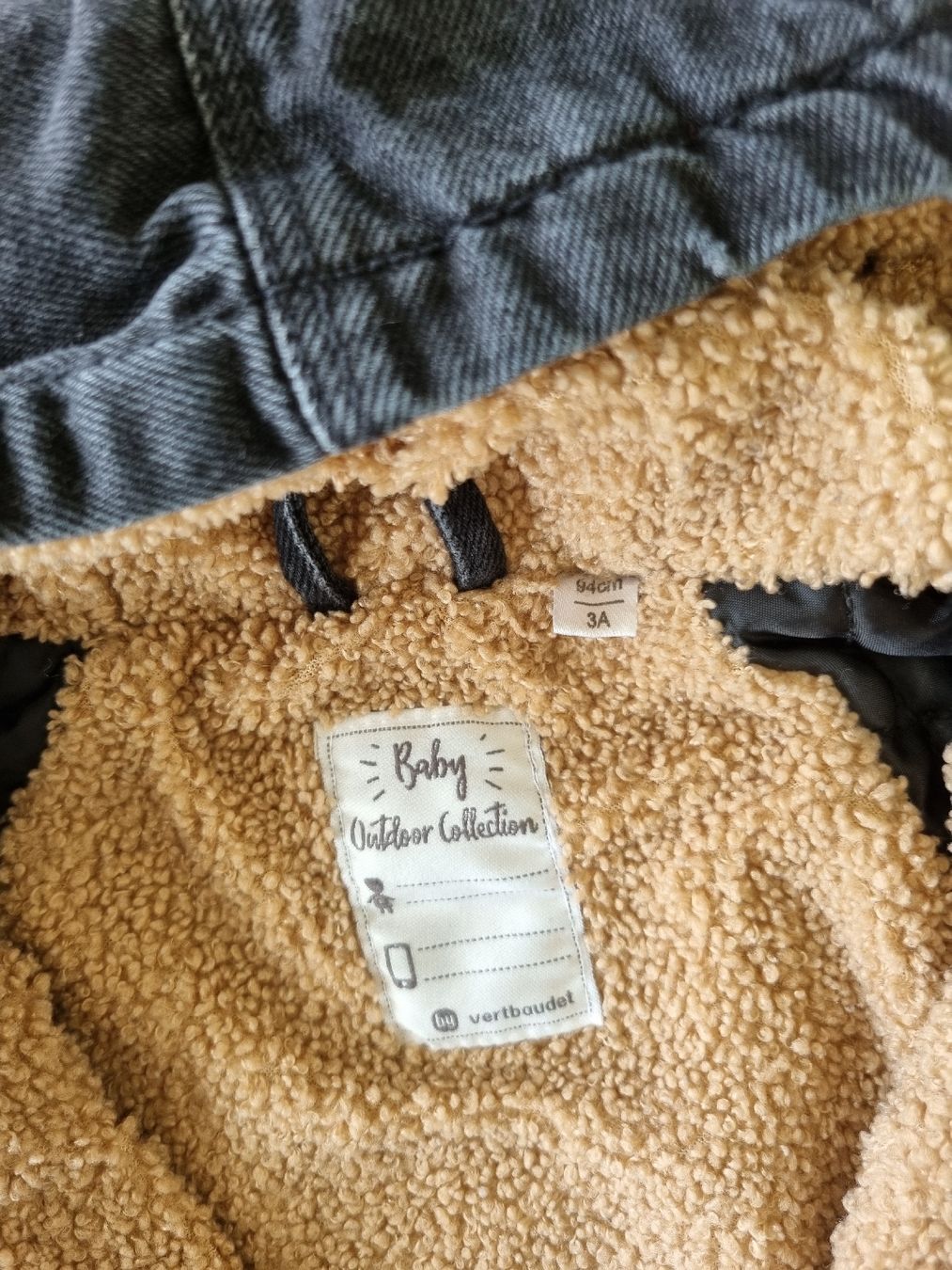 Vertbaudet Giacche & Cappotti: Winter jeans jacket, vertbaudet, 94cm, 3 years – Usato da Lenzburg venduto da wojcikar 2