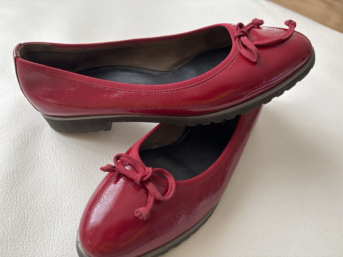 Paul Green Scarpe da donna: Paul Green Ballerinas, rot! – Usato da Zofingen venduto da MasterPCI 5