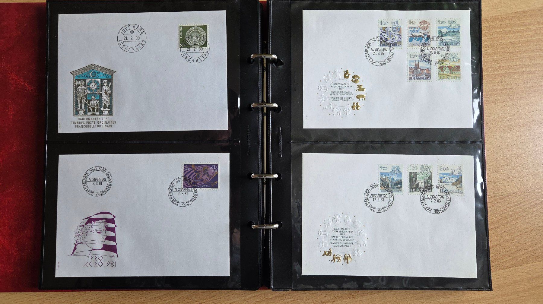 Tutti i francobolli: Album mit 56 FDC Briefen Schweiz – Usato da Muri b. Bern venduto da Nydegg3 5