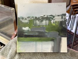 HUBER Monika Oelgemälde Reconstructions signiert