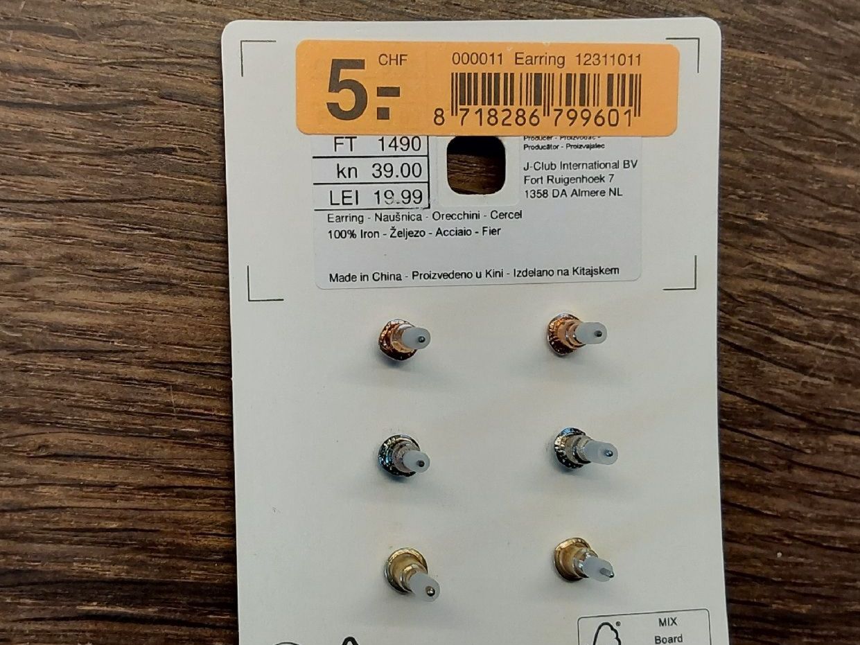 Boucles d'oreille: 3 Paar Ohrstecker neu – Neuf (Voir description) à Köniz par scopello12 1
