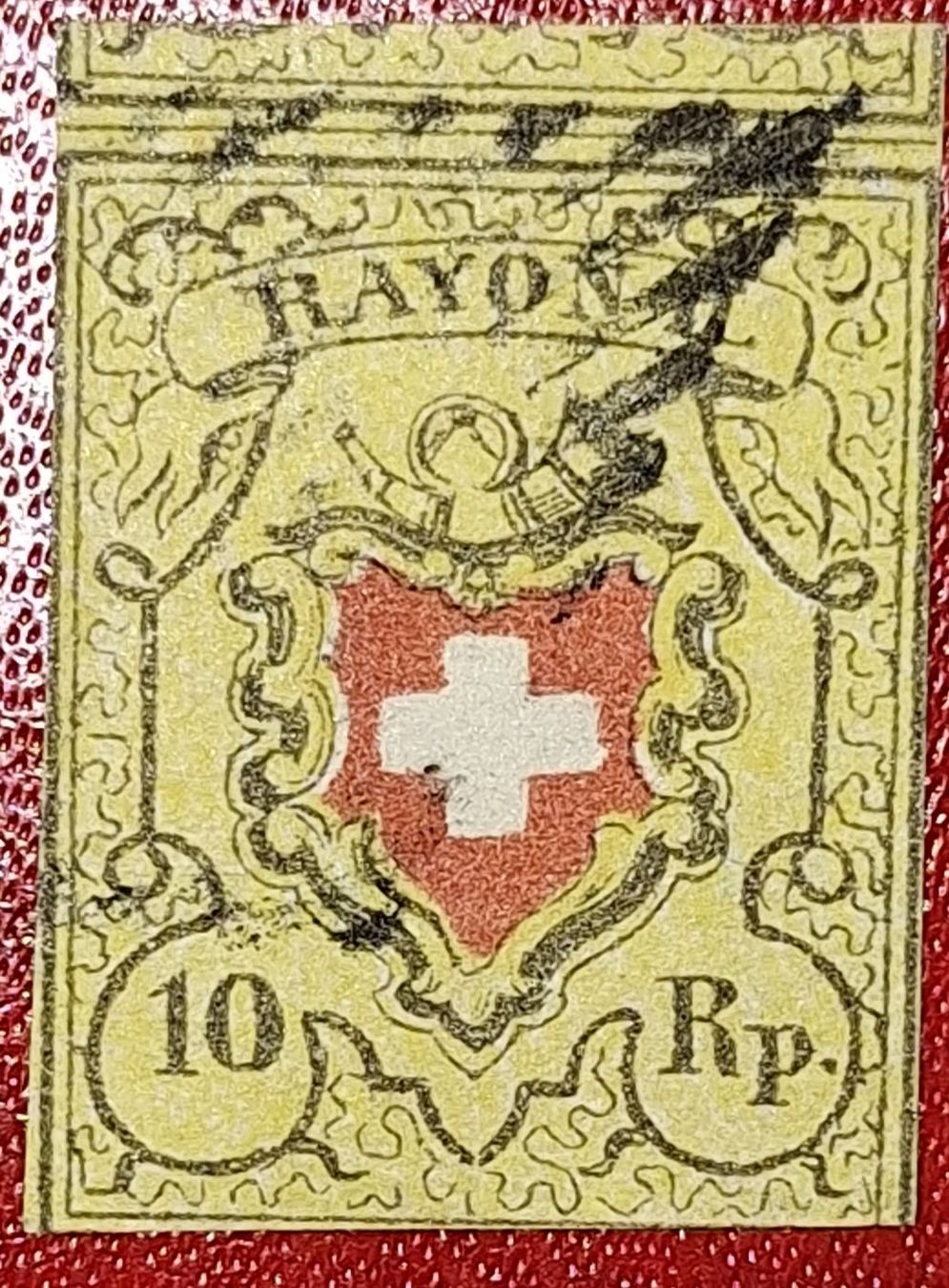 Tutti i francobolli: Rayon 16 II Typ 30 E - RU Kat. 200.- – Usato da Balgach venduto da SIMEON27