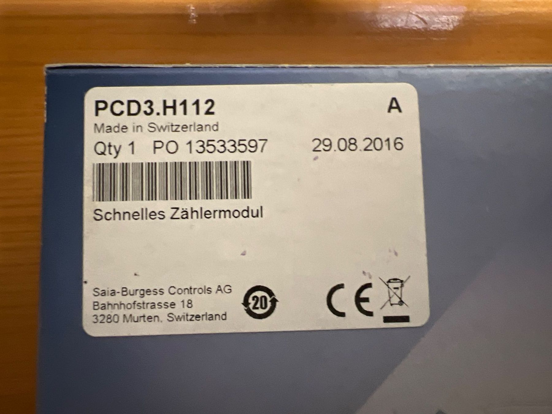 Sistema di controllo: Schnelles Zählermodul PCD3.H112 – Nuovo e nell'imballaggio originale da Kaltbach venduto da tweka56 1