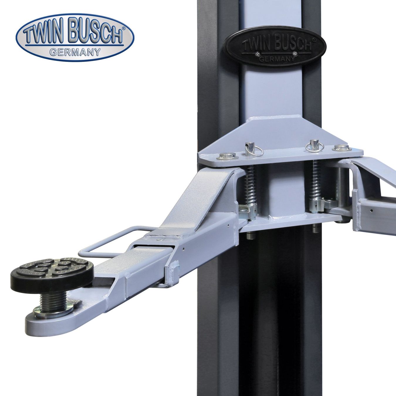 Twin Busch Hebebühne & Wagenheber: Garagenmodell 2 Säulenlift 4,2 t - BASIC autom. - Grey-Line – Neu und originalverpackt aus Rüthi (Rheintal) von Toptool 5