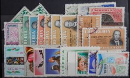 Liberia Lot alte Werte I