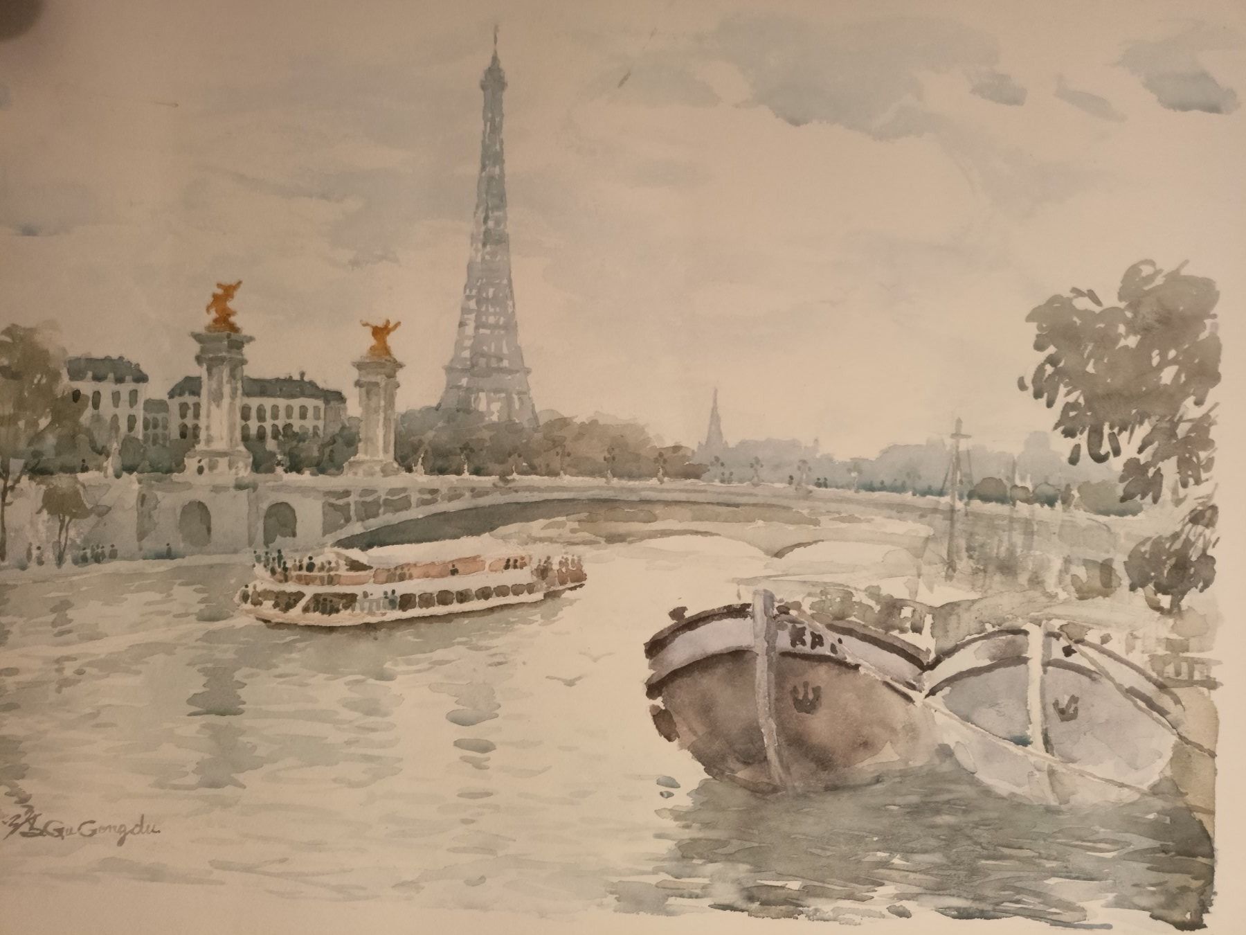 Lavagne: imprimè tableau  paris  61/51 – Usato da GENEVE venduto da goldforall 9