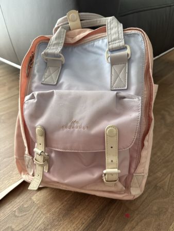 Doughnut Rucksack Pastel Ombré Rosa Blau Super Zustand Somme