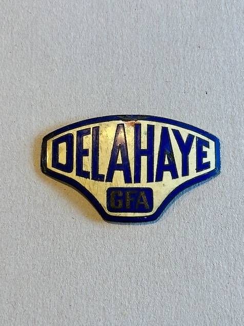 Insegne: Delahaye plaque émaillée – Usato da Cernier venduto da Mustang28966