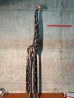 Wooden Giraffe Sculpture Decoration Unique Item Used