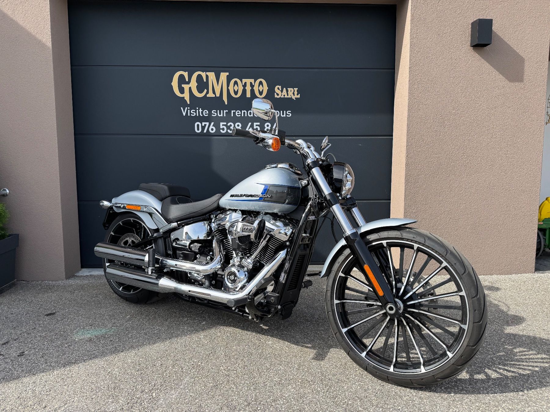 Harley-Davidson Chopper: Harley Davidson Breakout 114 Softail LEASING POSSIBLE – Usato da Echallens venduto da HD90 1