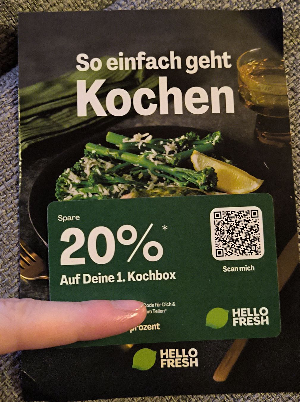 Buoni: Hello Fresh 20% Rabatt Gutschein 1. Kochbox – Nuovo e nell'imballaggio originale da Forst venduto da reniii17