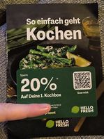 Hello Fresh 20% Rabatt Gutschein 1. Kochbox