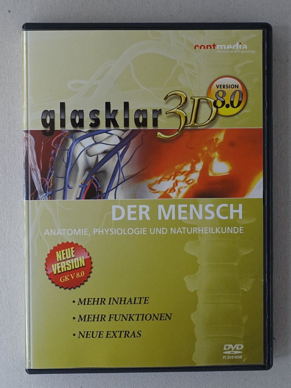 Alle DVDs: Glasklar V8 - Der Mensch – Gebraucht aus Sessa von fraenklishop
