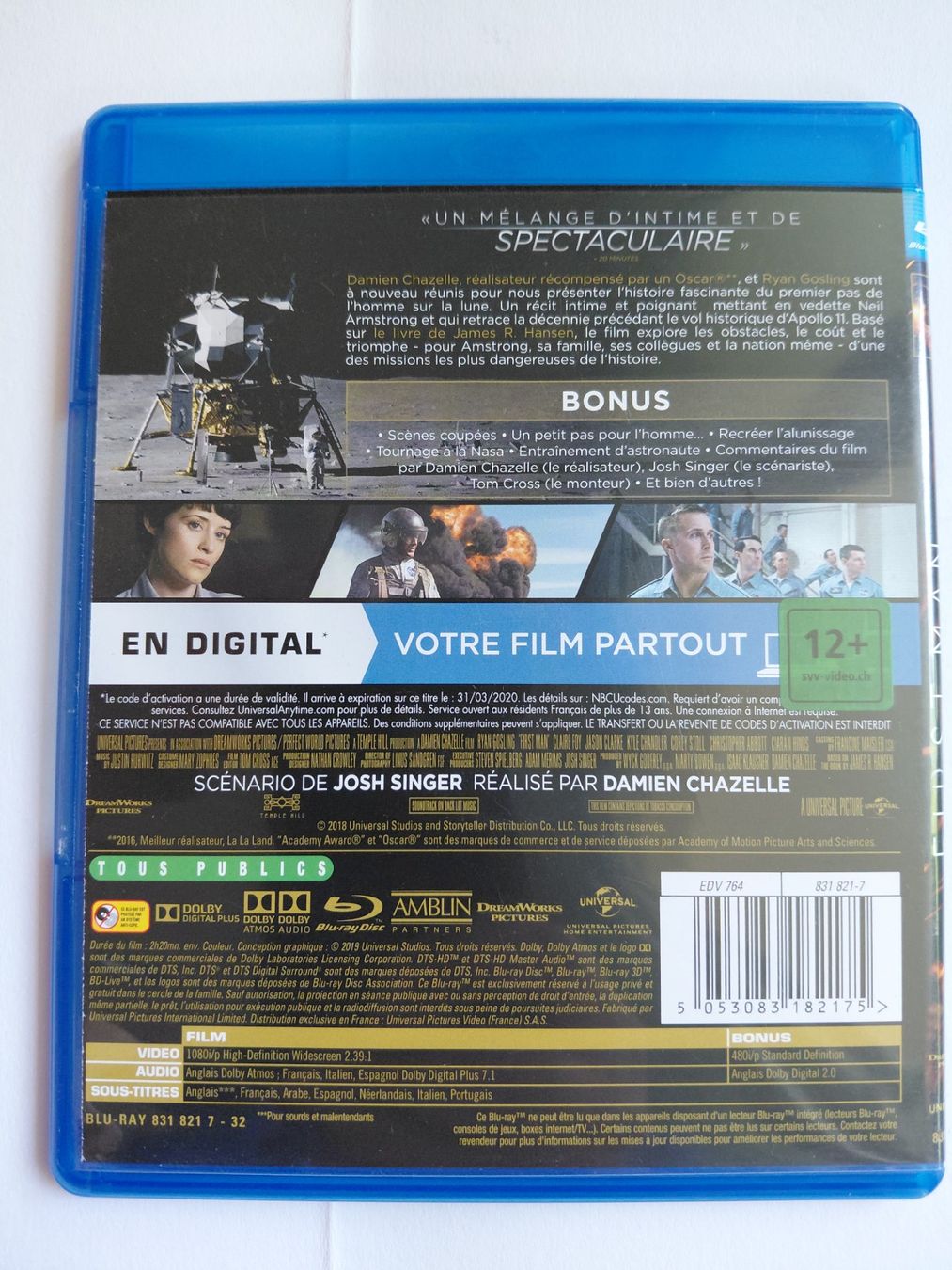 Tutti i DVDs: First man – Usato da Denges venduto da Hellboy10 1