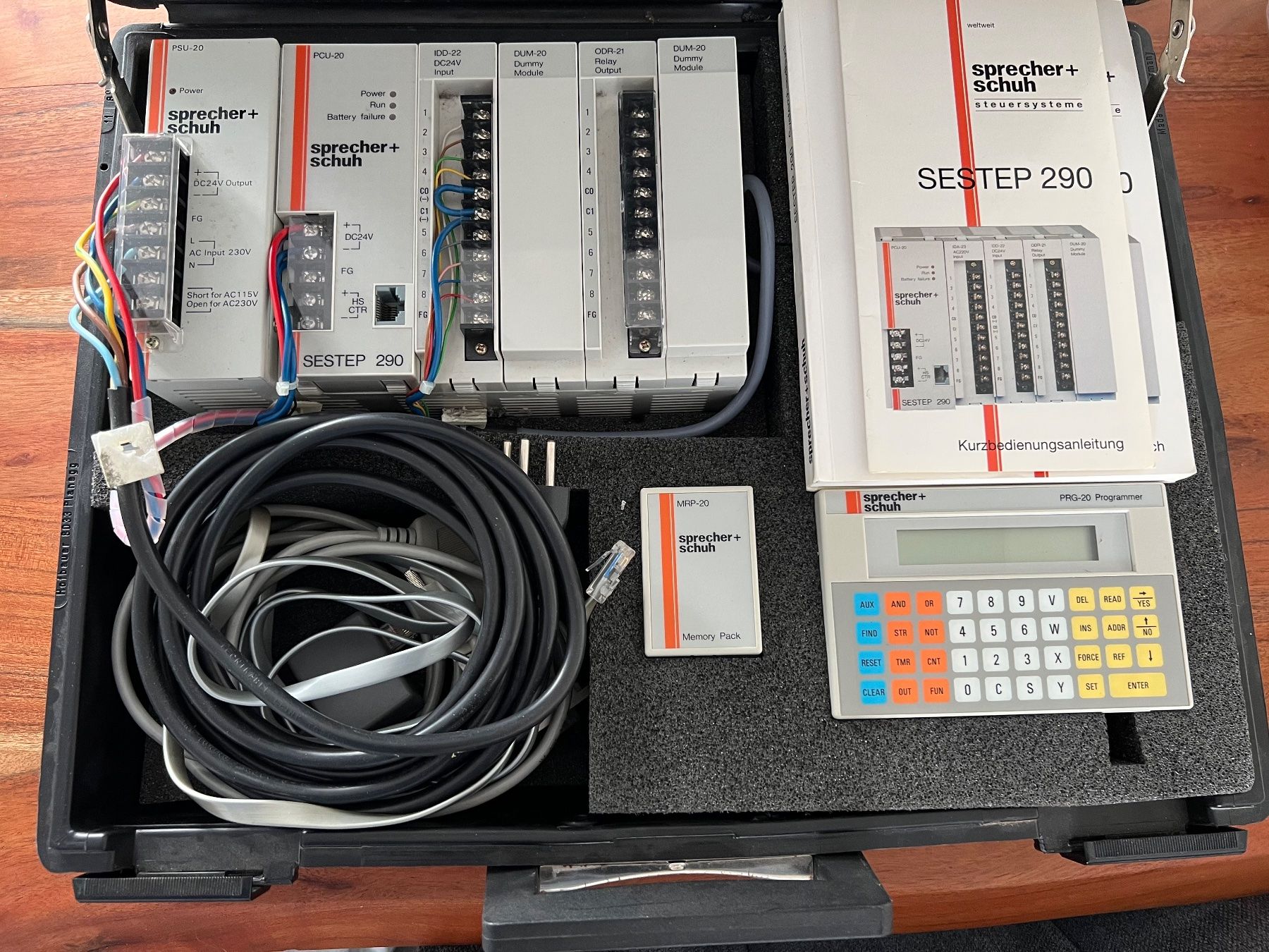Sistema di controllo: Programmierkoffer SPS mit Panel - Sprecher + Schuh – Usato da Romanshorn venduto da DonRicardoo 1
