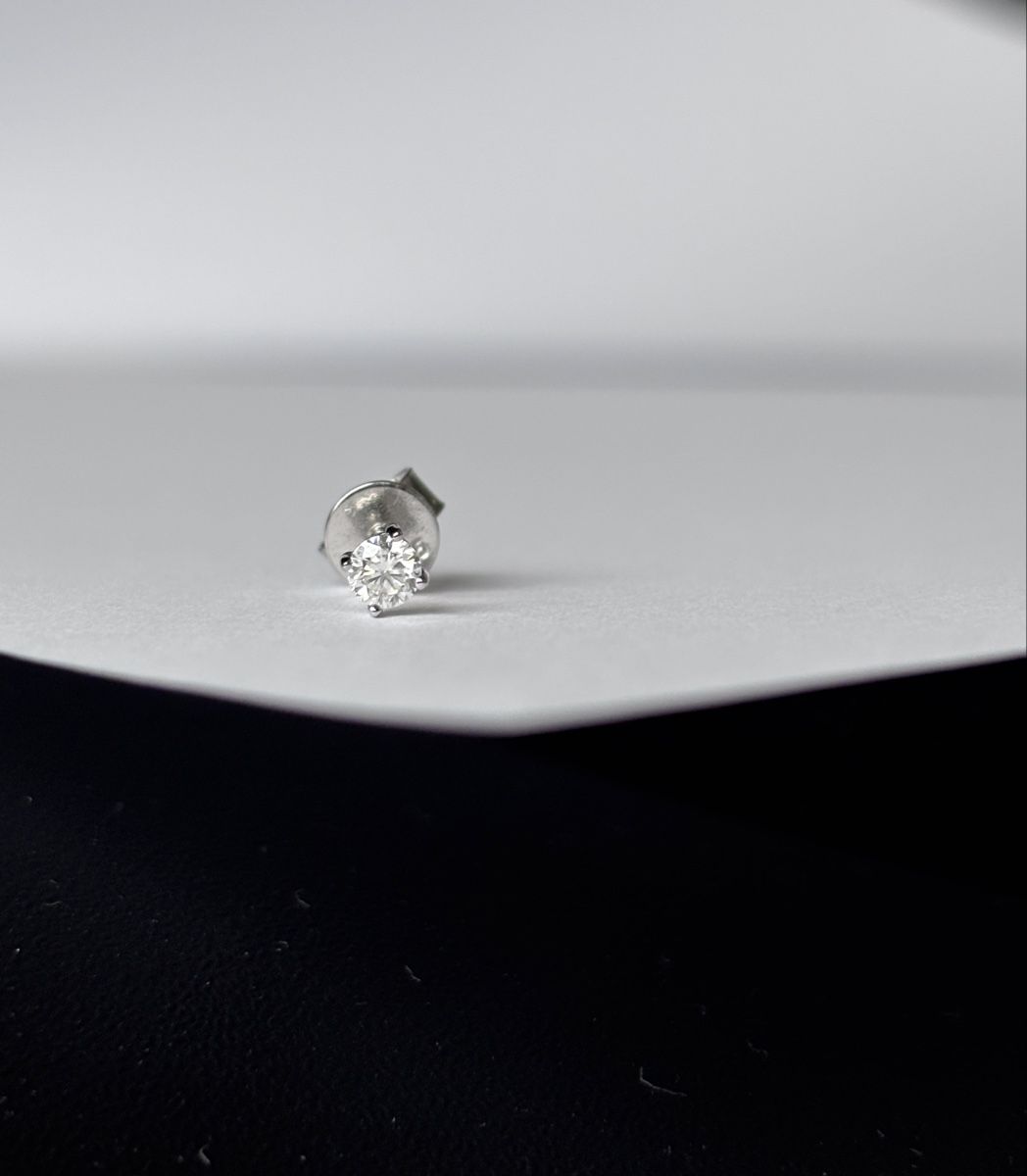 Orecchini pendenti & Orecchini a lobo: Moissanite Studs. 925 Silver, D color . 3 mm stone size. – Nuovo (secondo la descrizione) da Dübendorf venduto da S1973E 2