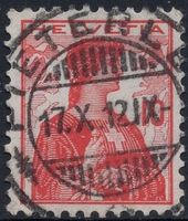 PIETERLEN 17.X.12 - Vollstempel auf Helvetia Brustbild