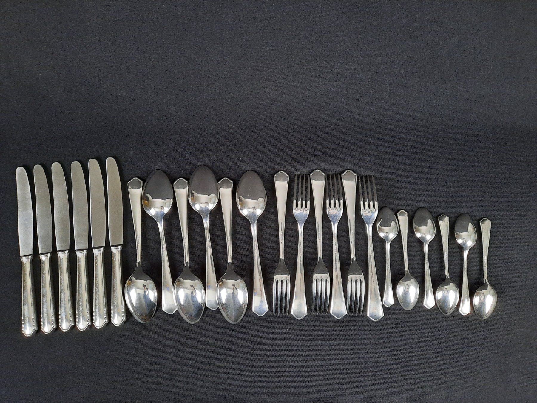 Set di posate: BRUCKMANN Silberbesteck 90 24-teiligs Set – Usato da Beinwil am See venduto da Restwert_Beinwil 1