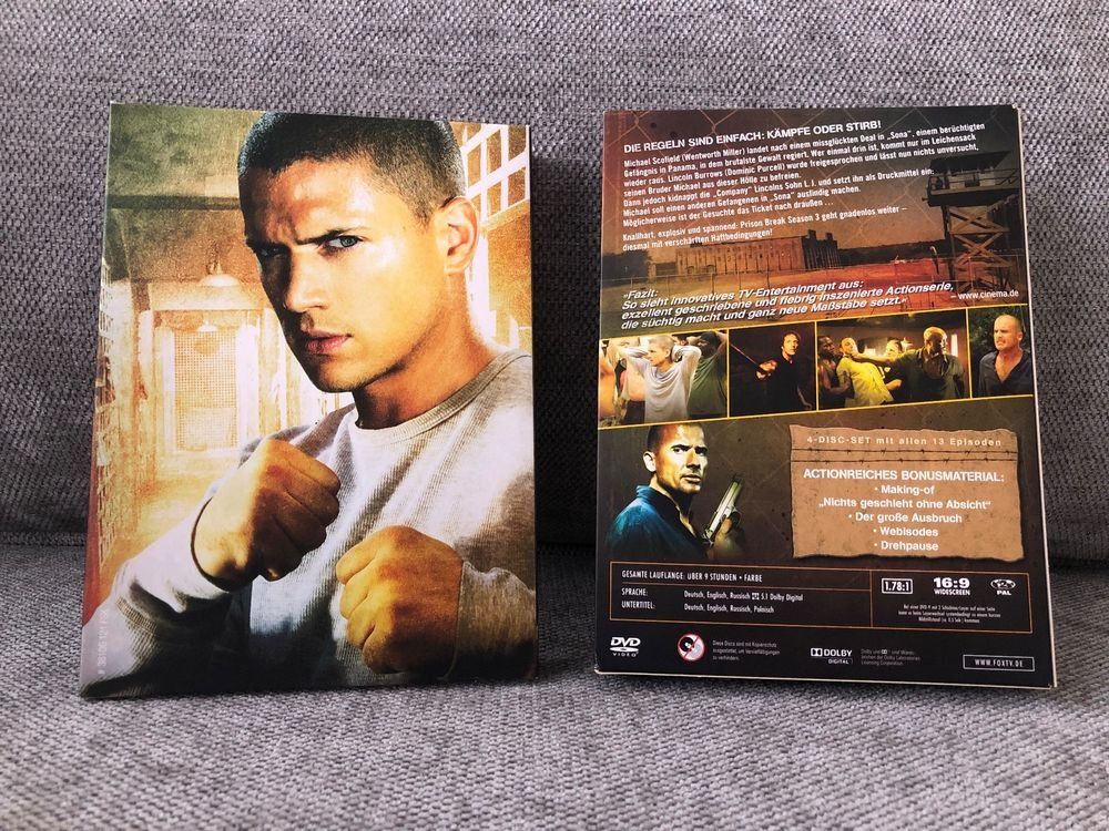 Tutti i DVDs: Prison Break - Die komplette dritte Staffel – Usato da Zollikofen venduto da jde_72zf 1