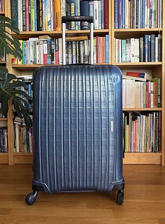 Samsonite Chronolite Spinner 75/28, Blau  Wenig benutzt