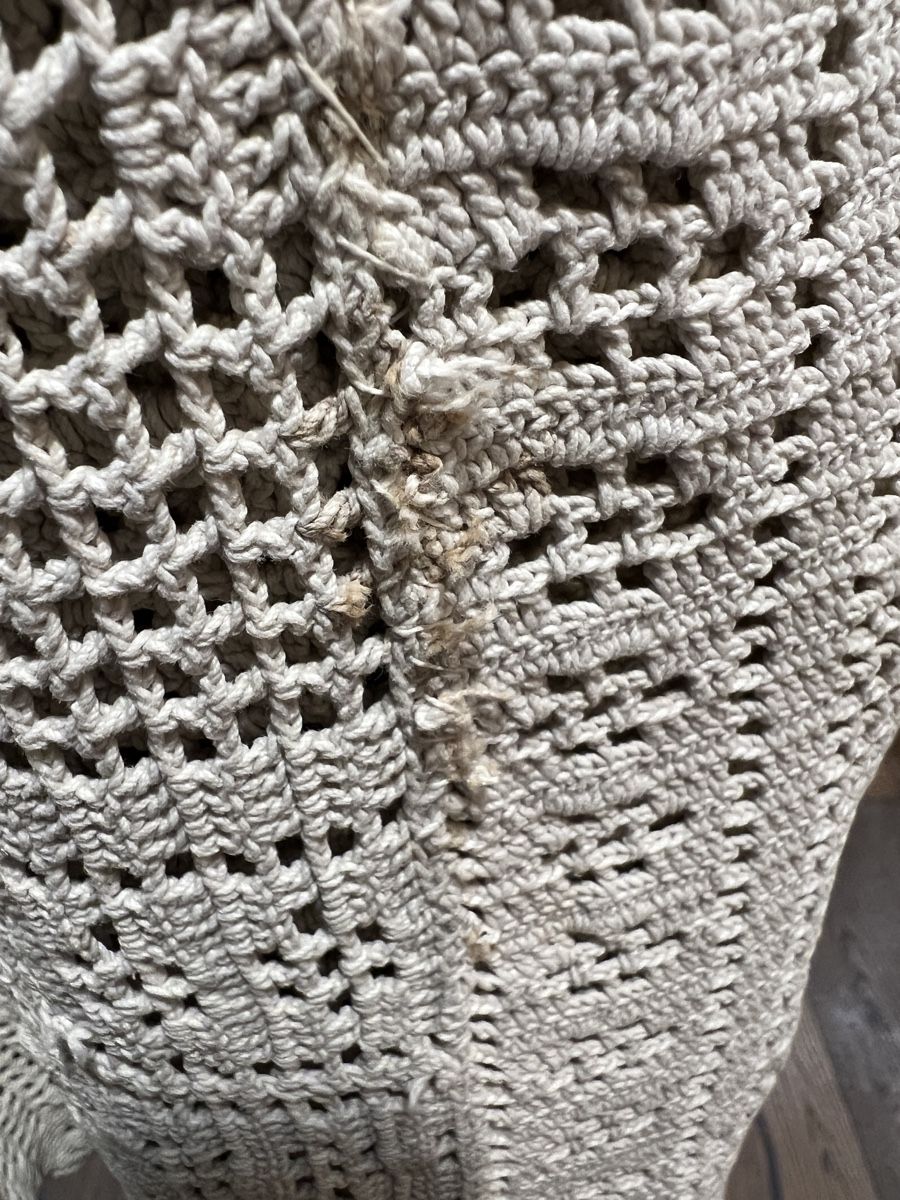 Decken: Bettüberwurf 180x180 Häckeldecke – Gebraucht aus Sirnach von dasrosahaus 5