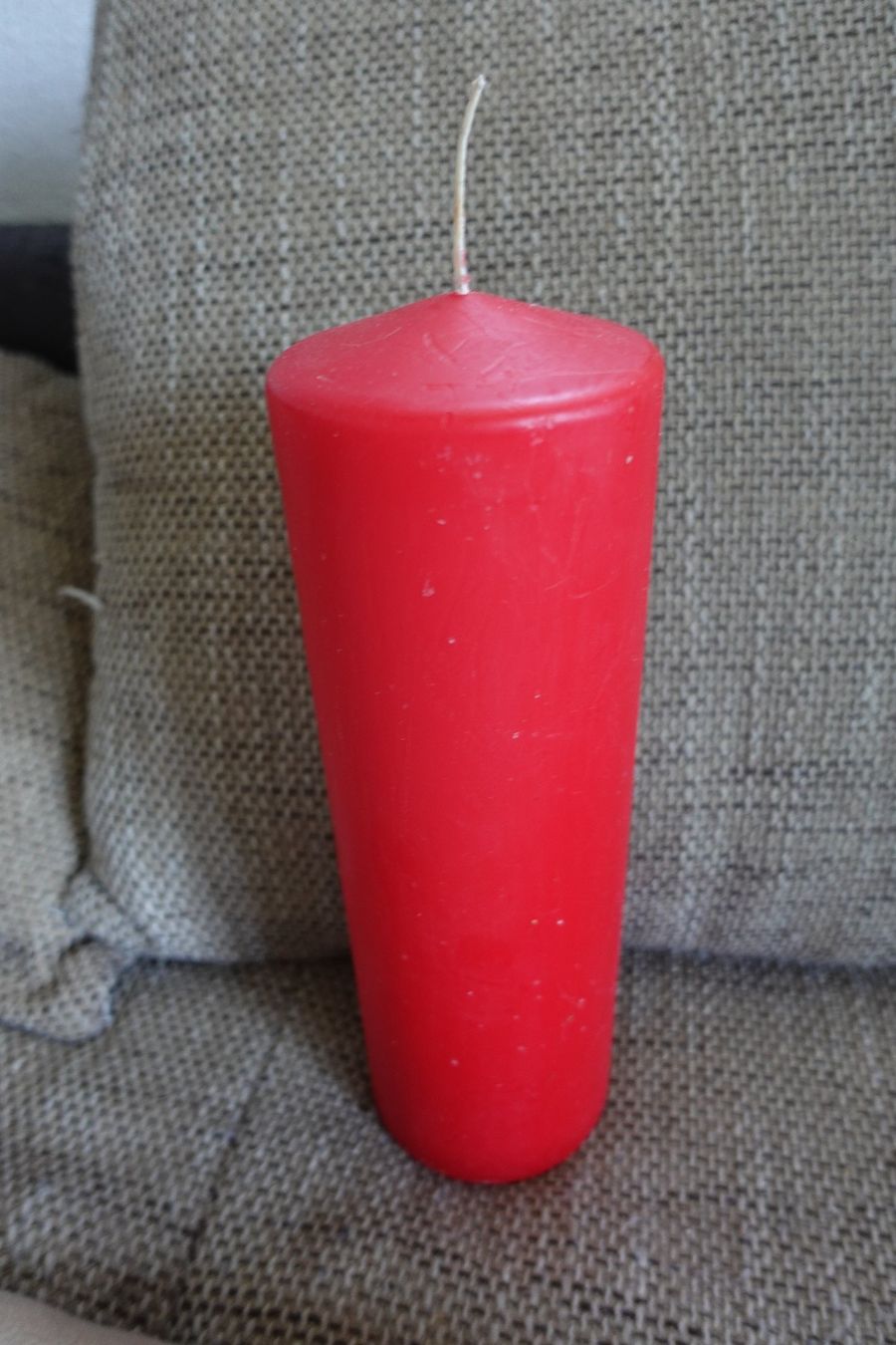 Kerzen: 1 neue grosse rote Kerze – Neu (gemäss Beschreibung) aus rorschach von Babsi64
