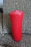 1 neue grosse rote Kerze
