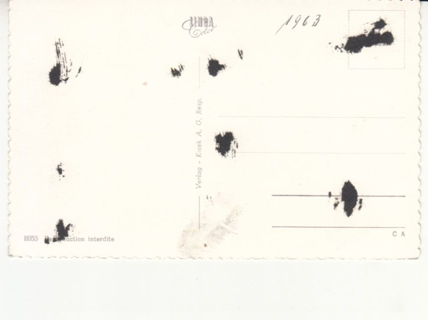 Cartoline postali: Bern 1963 – Usato da Bürglen TG venduto da StampGraf 1